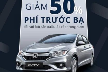 Giảm thuế trước bạ 50% Honda City–CRV–HRV Xe nhập giá tốt trong năm 2020