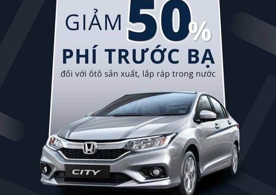 Giảm thuế trước bạ 50% Honda City–CRV–HRV Xe nhập giá tốt trong năm 2020