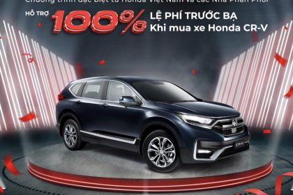 Giảm Lệ Phí Trước Bạ Cho CRV 100% Tháng 12/2022